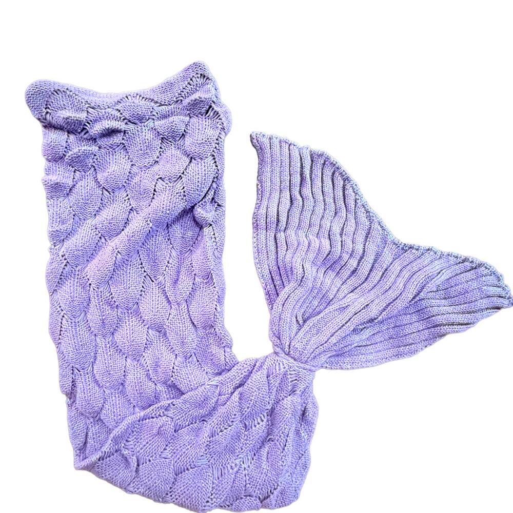 Mermaid tail crochet sleeper girls mermaid blanket sleeping bag
